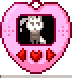 It's a tamaNOTchi named lovecore! Click to feed!